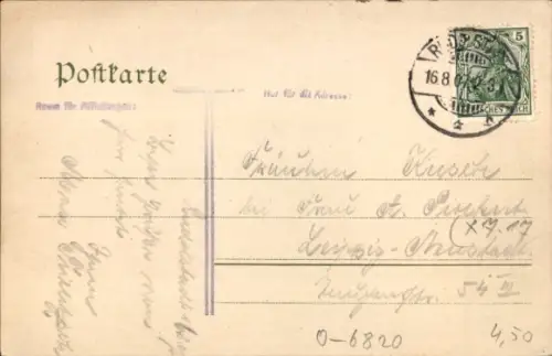 Ak Rudolstadt in Thüringen, Schloss Heidecksburg,  Heliochromkarte von Ottman Zicher, München