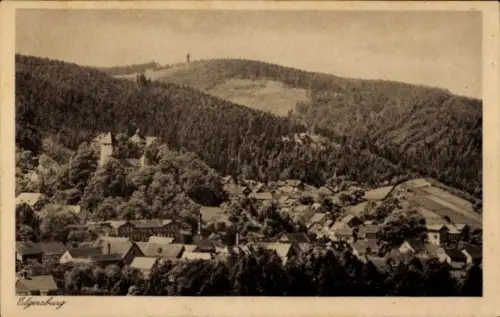Ak Elgersburg in Thüringen, Gesamtansicht