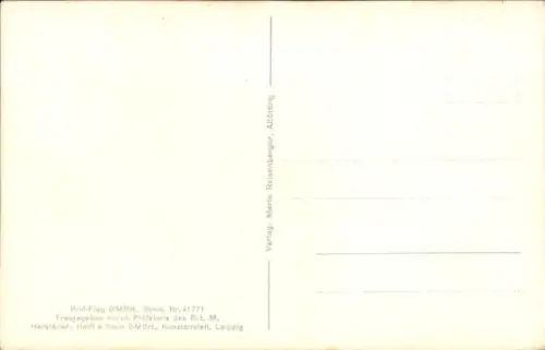 Ak Reisen Eitting Oberbayern, Luftaufnahme von Eitting, Oberbayern, viele Häuser, Felder im Hinte