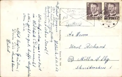 Ak Holbæk Holbaek Dänmark, Rathaus