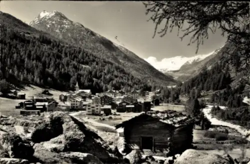 Ak Saas Almagell Kanton Wallis, Monte Moro Pass, Mittelgrat