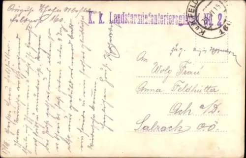 Foto Ak KuK-Armee, Soldaten in Uniformen, Felsen, Übungen