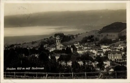 Ak Heiden Kanton Appenzell Außerrhoden, Gesamtansicht