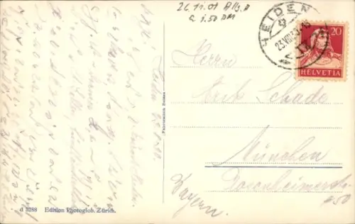 Ak Heiden Kanton Appenzell Außerrhoden, Gesamtansicht