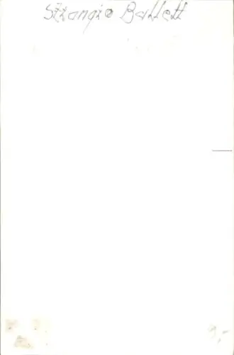 Autogrammkarte Lidia Strangio, Balletttänzerin, Portrait, Autogramm