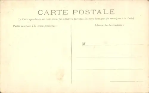 CPA Iges, Cyclone du 9 Août 1905, La Maison de M. Husson, après l'ouragan