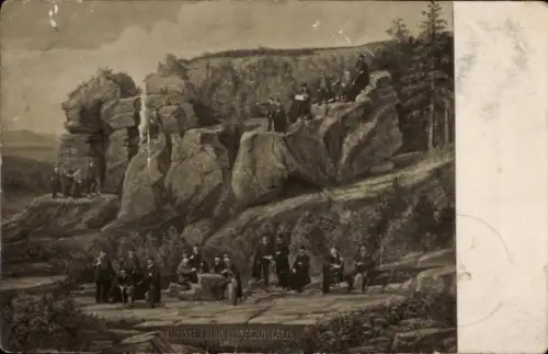 Foto Ak Stuttgart in Württemberg, Touristenklub Finsterwald