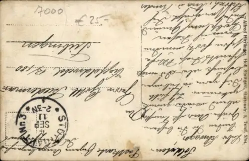 Foto Ak Stuttgart in Württemberg, Touristenklub Finsterwald