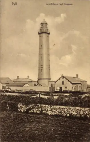 Ak Kampen auf Sylt, Leuchtturm