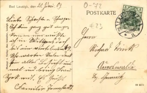 Ak Bad Lausigk Bad Lausick in Sachsen, Bahnhofstraße, Bahnübergang