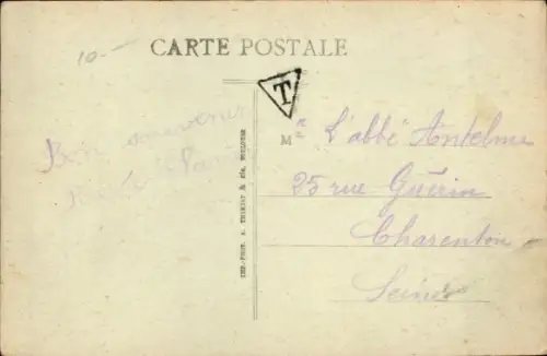 Ak Cherbourg en Cotentin Manche, Blick auf Fort und Montagne du Roule,  Basse-Normandie, 