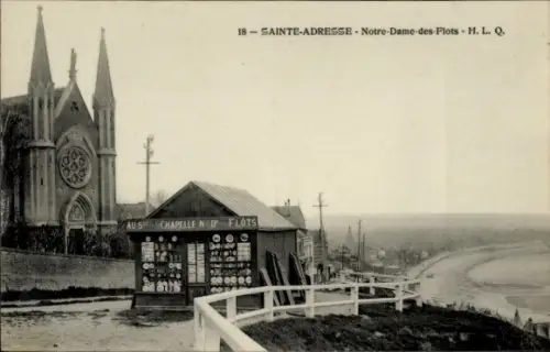 CPA Sainte Adresse Seine Maritime, Notre Dame des Flots