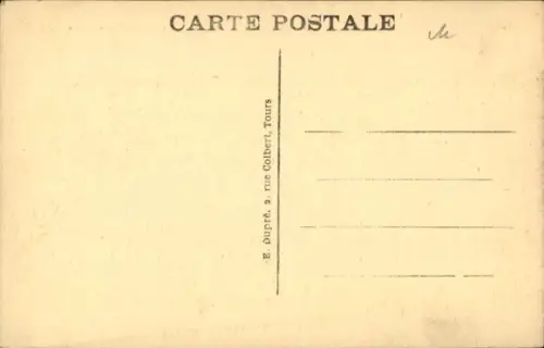 Ak Tours Indre et Loire, Platz mit Brunnen, Straßenbahn, Bäume, Menschen, Gebäude