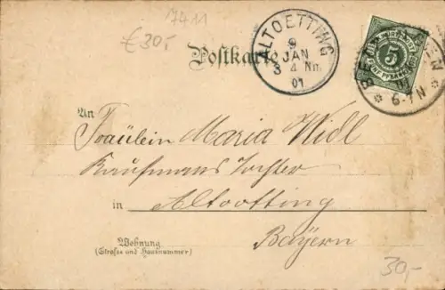 Litho Betzingen Reutlingen in Baden Württemberg, Dampflok, Kirche, Hauptstraße