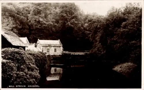 Ak Arundel West Sussex England, Mill Stream