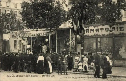 CPA Neuilly sur Seine Hauts de Seine, Fete, Marseille