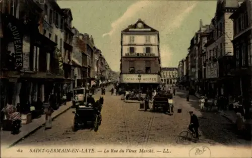 CPA Saint Germain et Laye Yvelines, Rue du Vieux Marché