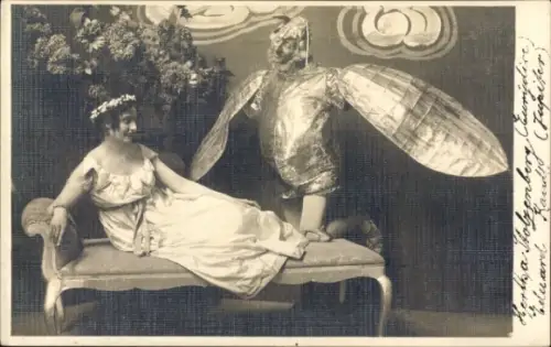 Ak Opernsänger Eduard Kandl, Hertha Stolzenberg