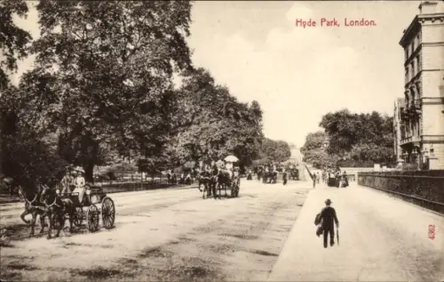 Ak London England, Hyde Park