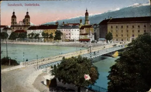 Ak Innsbruck Tirol, Innbrücke