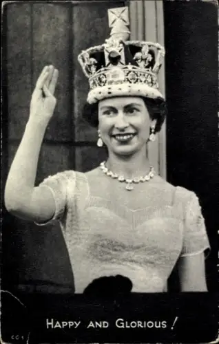 Ak Königin Elisabeth II., Portrait