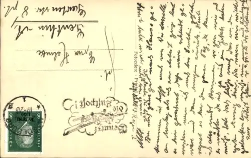 Ak Liebespaar, Portrait