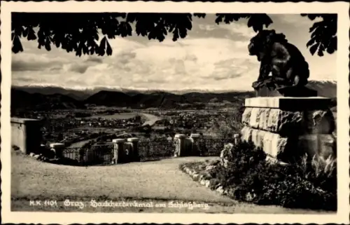 Ak Graz Steiermark, Hackher-Denkmal