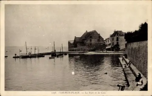 Ak Larmor Morbihan, Port, Cale