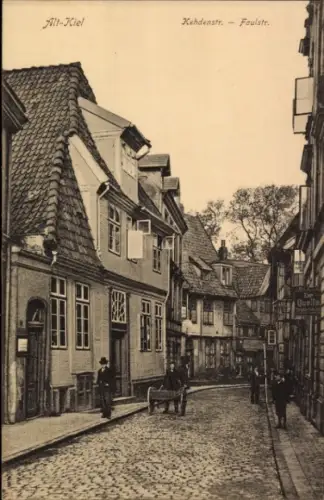 Ak Kiel, Altstadt, Kehdenstraße, Faulstraße