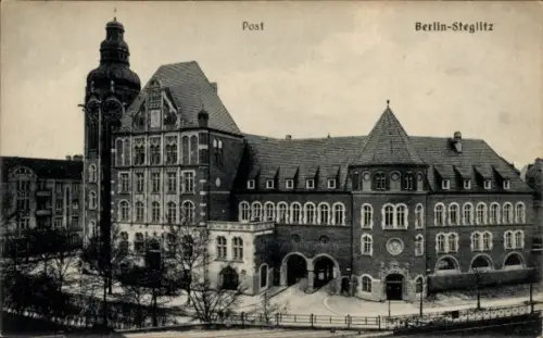 Ak Berlin Steglitz, Post