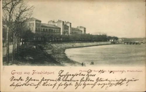 Ak Friedrichsort Kiel, Marine Artillerie Kaserne