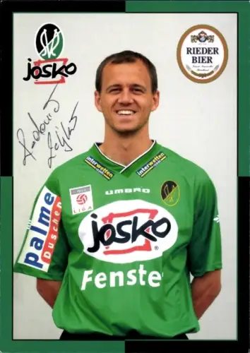 Autogrammkarte Fußballspieler Zeljko Radovic, Autogramm