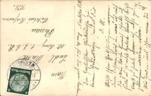 Ak Junge Frau, Portrait