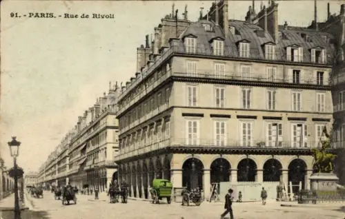 CPA Paris I Louvre, Rue de Rivoli