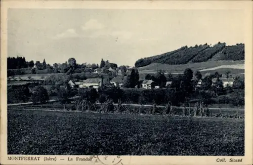 Ak Montferrat Isère, Teilansicht, Le Frandar