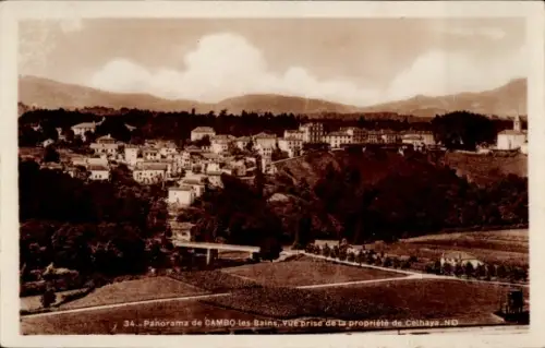 Ak Cambo les Bains Pyrenees Atlantiques, Panorama