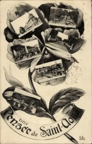 Ak Saint Cloud Hauts de Seine, Ortsansichten