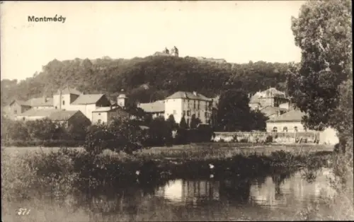 Ak Montmédy Lothringen Meuse, Ortsansicht