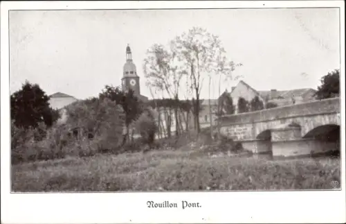 Ak Nouillonpont Meuse, Blick auf den Ort