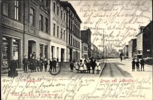 Ak Letmathe Iserlohn im Märkischen Kreis, Hauptstraße, Kaffee-Magazin, Kinder