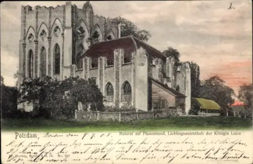 Ak Berlin Zehlendorf Wannsee, Pfaueninsel bei Potsdam, Meierei