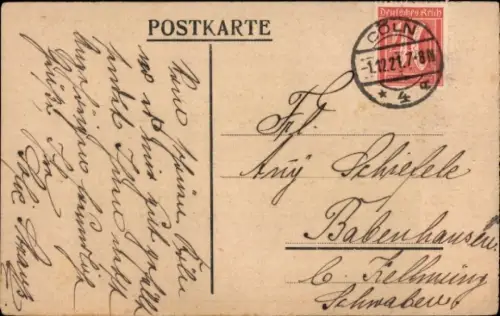 Ak Cöln Köln am Rhein, Rheinansicht, Schiffe, Dom