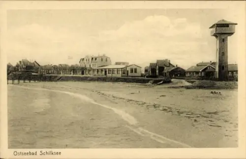 Ak Schilksee Kiel in Schleswig Holstein, Strand, Turm