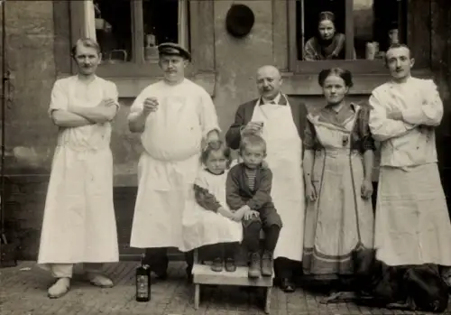 Foto Ak Chemnitz in Sachsen, Bäckerei Maler, Mathildenstraße 1