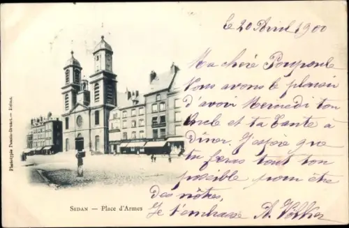 Ak Sedan Ardennes, Place d'Armes
