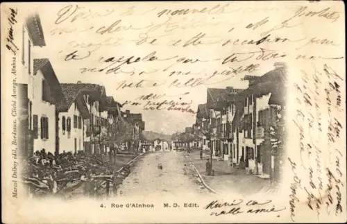 Ak Bordeaux Gironde, Rue d'Ainhoa