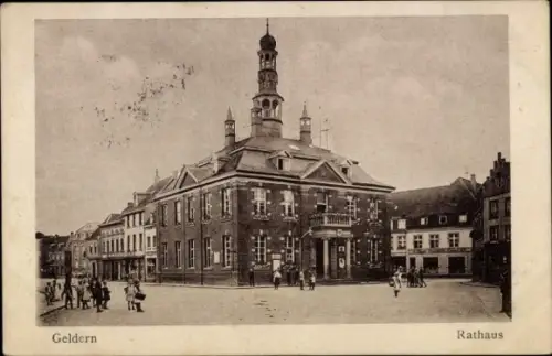 Ak Geldern am Niederrhein, Rathaus
