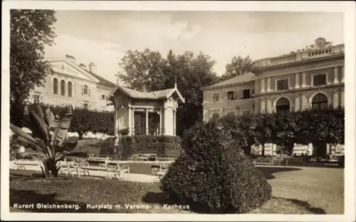 Ak Bad Gleichenberg Steiermark, Kurplatz, Vereinshaus, Kurhaus
