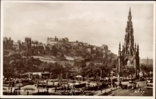 PC Edinburgh Scotland, Old Town, Castle, Princes Street