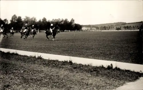Ak Vittel Lothringen Vosges, Polospiel, Reiter